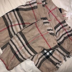 PLAID SCARF